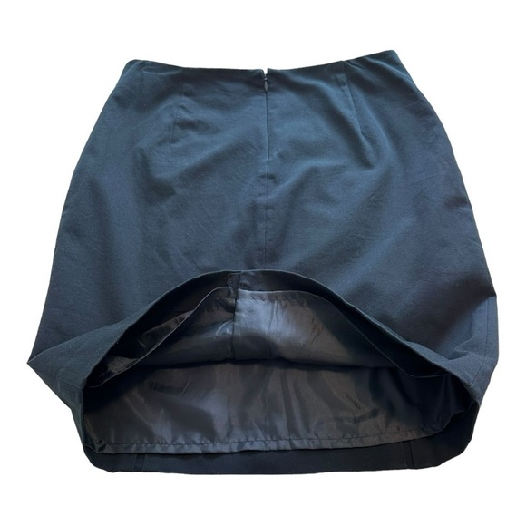 Cortefiel Basics Flat Front A-Line Skirt Midi High Rise Zipper Pockets - EUR 42 - Picture 5 of 11